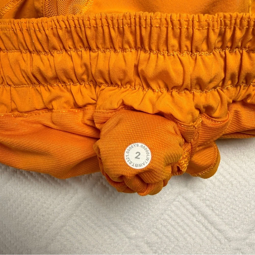 Lululemon Hot Hotty Shorts Size 2, Inseam 4”, Blue Yellow Multi, Lot of 3 - Picture 8 of 14